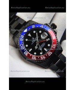 Rolex GMT Masters II Japanese Movement Replica Watch in PVD Casing 