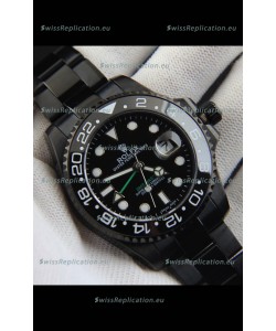 Rolex GMT Masters II Japanese Movement Replica Watch in PVD Casing 