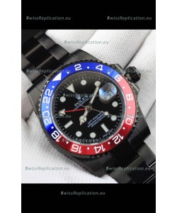 Rolex GMT Masters II Japanese Movement Replica Watch in PVD Casing 