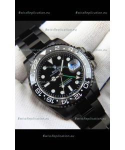 Rolex GMT Masters II Japanese Movement Replica Watch in PVD Casing 