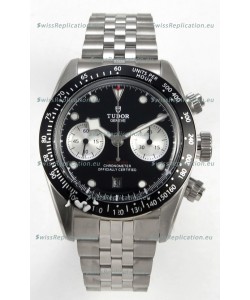 Tudor Super Clone Black Bay Chronograph Watch in Black Dial