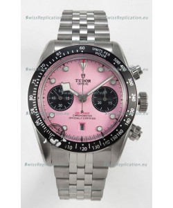 Tudor Super Clone Black Bay Chronograph Watch in Pink Dial