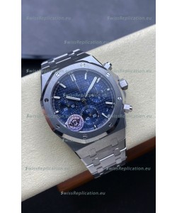 Audemars Piguet Royal Oak Chronograph 1:1 Mirror Replica - 904L Steel in Blue Dial 41MM