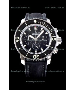 Blancpain Blancpain Fifty Fathoms Chronograph Flyback Black 1:1 Mirror Replica Watch