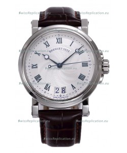 Breguet Marine Automatic Big Date 5817 Stainless Steel Watch with in White Dial 