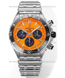 Breitling Chronomat B01 42 Edition Swiss 904L Steel Casing Pale Yellow Dial 1:1 Mirror Replica Watch