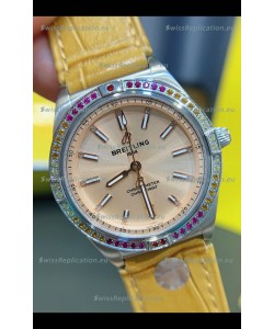 Breitling Chronomat Automatic 36MM 1:1 Mirror Swiss Replica Watch Steel Case