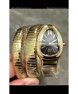 Bvlgari Serpenti Tubogas Double Spiral Rose Gold Super Clone Replica Watch