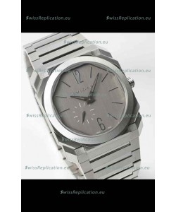 Bvlgari Octo Finissmo Brushed Steel Casing Super Clone Replica Watch