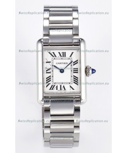 Tank Must De Cartier Super Clone Swiss Replica Watch 27MM White Dial