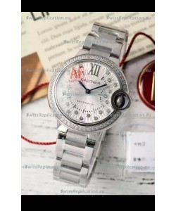 Ballon De Cartier Swiss Automatic 1:1 Mirror Quality 33MM in Stainless Steel