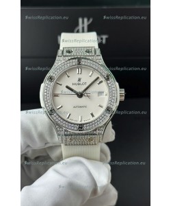 Hublot Super Clone Classic Fusion Titanium 38MM 1:1 Mirror Replica Watch White Dial