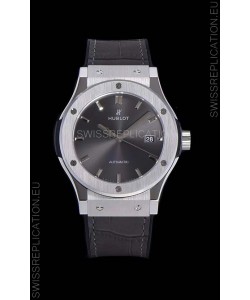 Hublot Classic Fusion 1:1 Mirror Replica Swiss Watch in 904L Steel Casing Grey Dial