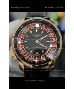Jacob and Co Roulette Edition Replica Watch in Rose Gold Casing 