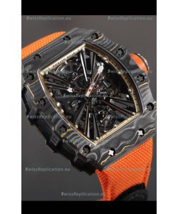 Richard Mille RM12-01 Carbon Fiber Case Genuine Tourbillon Movement 1:1 Mirror Replica Watch