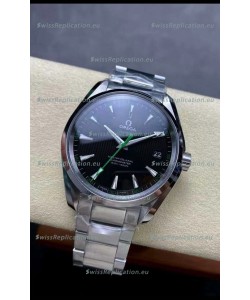 Omega Aqua Terra 150M Black Dial 904L Steel Casing Green Hand 1:1 Mirror Replica 41MM 