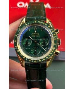 Omega Speedmaster Moonwatch Co-Axial Chronograph Green Dial 42MM 1:1 Mirror Replica Watch