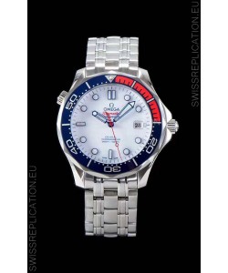 Omega Seamaster Diver 300M 007 Commander's Edition Swiss 1:1 Mirror Watch 904L Steel 
