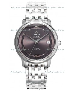 Omega De Ville Co-Axial Chronometer 36.8MM Swiss Replica Watch in Grey Dial 