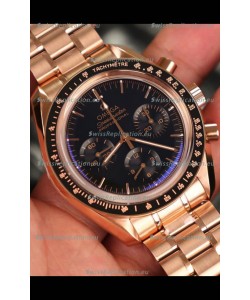 Omega Speedmaster Professional Moonwatch Rose Gold Swiss Replica