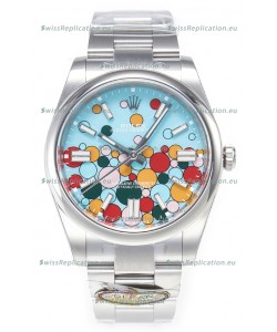 Rolex Oyster Perpetual Super Clone REF# 124300 Celebration Dial in 41MM ETA 3230 Replica Watch 