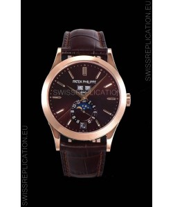 Patek Philippe Annual Calendar 5396R-012 Complications Swiss Replica Watch in Brown Dial 