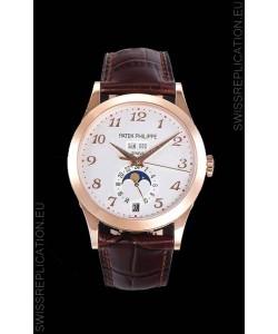 Patek Philippe Annual Calendar 5396R-012 Complications Swiss Replica Watch in White Dial