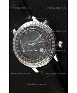 Patek Philippe Grand Complication 6102P Celestial Moon Age Grey Dial Swiss Replica Watch 