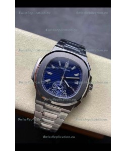 Patek Philippe Nautilus 5980/1A 40th Anniversary Chronograph Steel Case in Purple Dial - 1:1 Mirror Replica