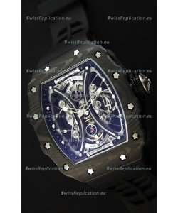 Richard Mille RM53-01 Pablo Mac Donough Black Carbon Case Swiss Replica Watch 