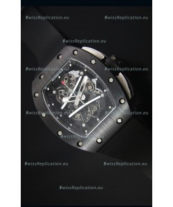 Richard Mille RM061 Ceramic Case Swiss Black Bezel Replica Watch