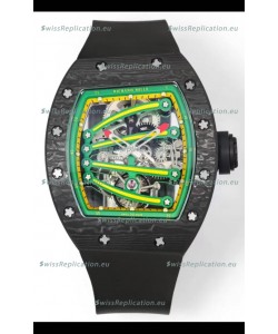 Richard Mille Super Clone RM59-01 Carbon NTPT Case Green Dial Swiss Replica Watch