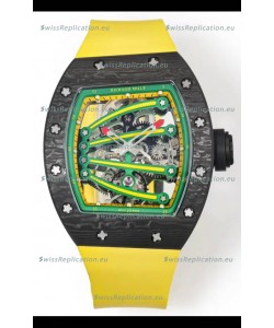 Richard Mille Super Clone RM59-01 Carbon NTPT Case Green Dial Swiss Replica Watch