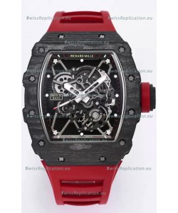 Richard Mille RM35-01 Rafael Nadal Carbon Fiber Casing with Genuine Tourbillon Super Clone Watch
