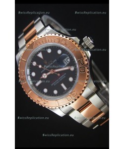 Rolex Yacht-Master 40 Everose Gold 1:1 Swiss Replica Watch with 3135 Movement 