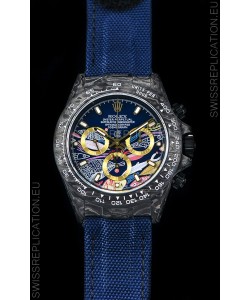 Rolex Daytona CHRONUSART Forged Cabon Casing 1:1 Mirror Replica Multicolored Dial
