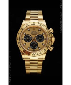 Rolex Daytona 116508 Yellow Gold Original Cal.4130 Movement - 1:1 Mirror 904L Steel Watch
