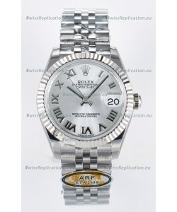 Rolex Super Clone Datejust ETA 2688 Movement 31MM Stainless Steel Case and Roman Dial Watch 