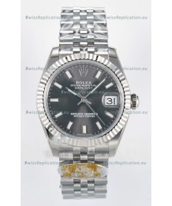 Rolex Super Clone Datejust ETA 2688 Movement 31MM Stainless Steel Case Grey Dial Watch