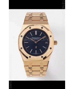 Audemars Piguet Royal Jumbo Oak Extra Thin Swiss Replica Yellow Gold - 1:1 Mirror Replica Watch