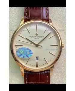 Vacheron Constantin Patrimony Yellow Gold Watch in 1:1 Mirror Replica Watch