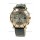 Chopard Happy Sport Diamonds Edition Replica Gold Watch in Black Strap