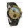 IWC Aquatimer Chronograph Japanese Replica PVD Watch in Black/Yellow Bezel