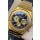 Audemars Piguet Royal Oak Chronograph Yellow Gold Black Dial Steel Strap Swiss Replica Watch