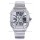 Santos De Cartier Watch in Skeleton Dial - Diamonds Bezel in Steel Casing Swiss Replica