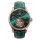 IWC Portugese Hand-Wound Genuine Tourbillon Green Dial Rose Gold Casing Swiss Replica Watch 