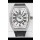 Franck Muller Vanguard Crazy Hours in Stainless Steel Diamonds - White Dial Swiss Replica Watch 