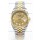 Rolex Super Clone Datejust ETA 3235 Movement 36MM Two Tone Yellow Gold Swiss Fluted Dial