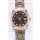 Rolex Super Clone Datejust ETA 2688 Movement 31MM Two Tone Rose Gold Swiss Brown Dial