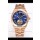 Vacheron Constantin Overseas Tourbillon Rose Gold in Blue Dial Gold Strap 1:1 Mirror Replica
